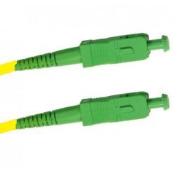 Jarretière simplex monomode G657A2 1,6mm jaune SC/APC-SC/APC