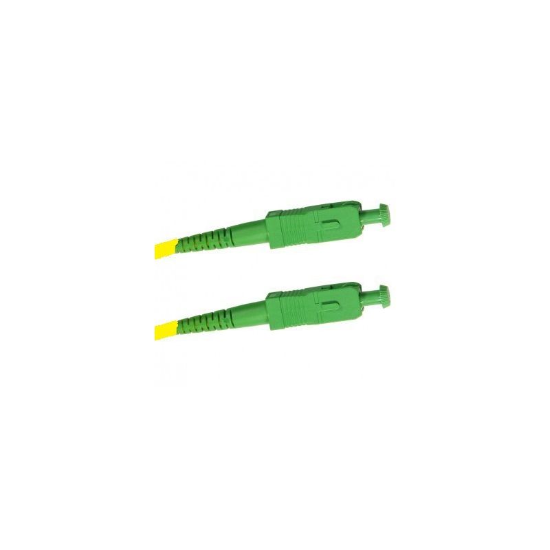 Jarretière simplex monomode G657A2 1,6mm jaune SC/APC-SC/APC