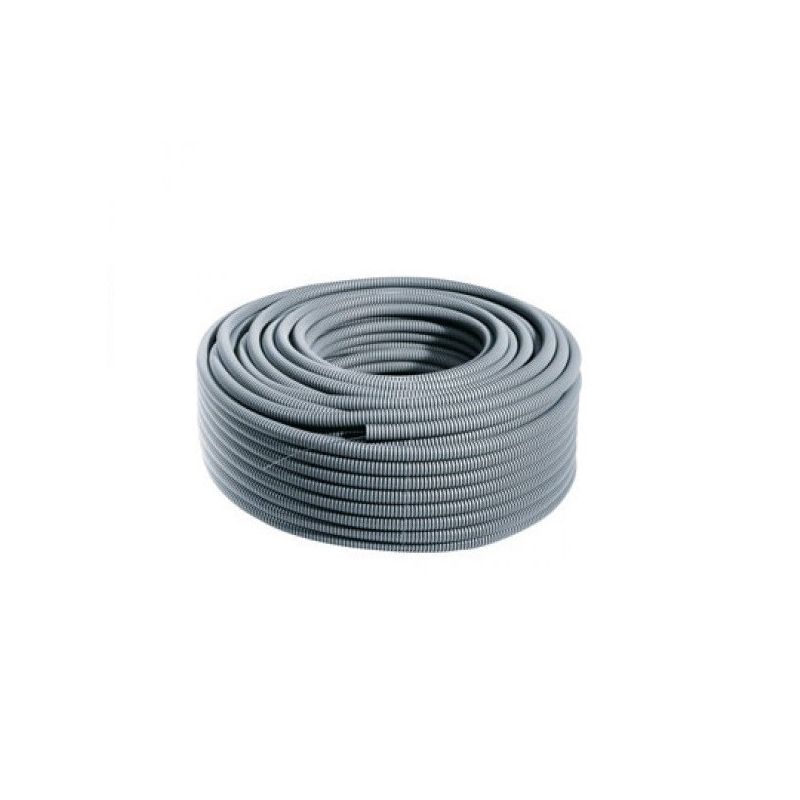 Palette de gaines fendues grises en PVC