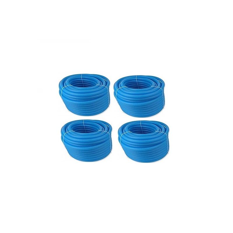 Palette de gaines fendues bleues en PVC