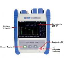 Mini OTDR monomode DEVISER AE1000B 1310/1550 nm, 33/31 dB