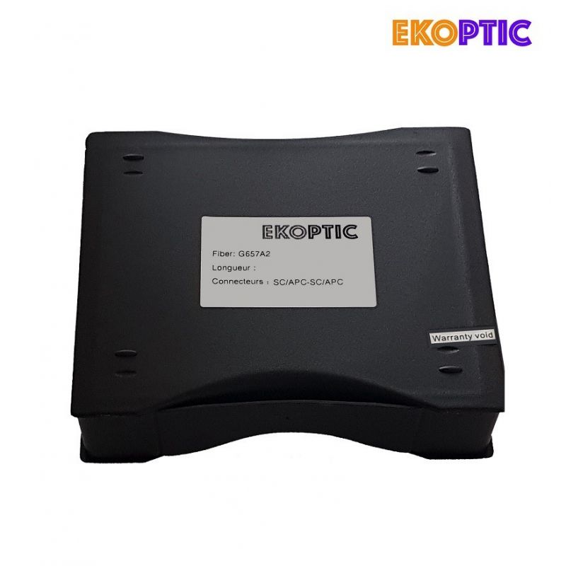 Bobine amorce avec cassette de lovage EKOPTIC monomode G657A2 SC/APC-SC/APC