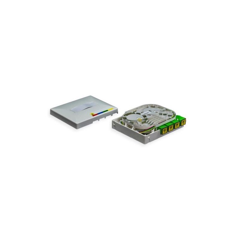 Lot de 120 prises terminales optiques 1 FO avec raccord et pigtail SC/APC