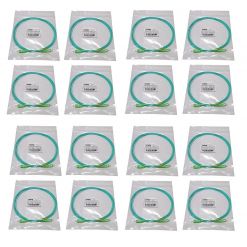 Carton de 1200 jarretières simplex monomode G657A2 1,6 mm turquoise SC/APC-SC/APC 3,5 m