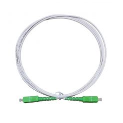 Jarretière OPML-100 G657A2 blanche 2,8 mm SC/APC-SC/APC 20 m