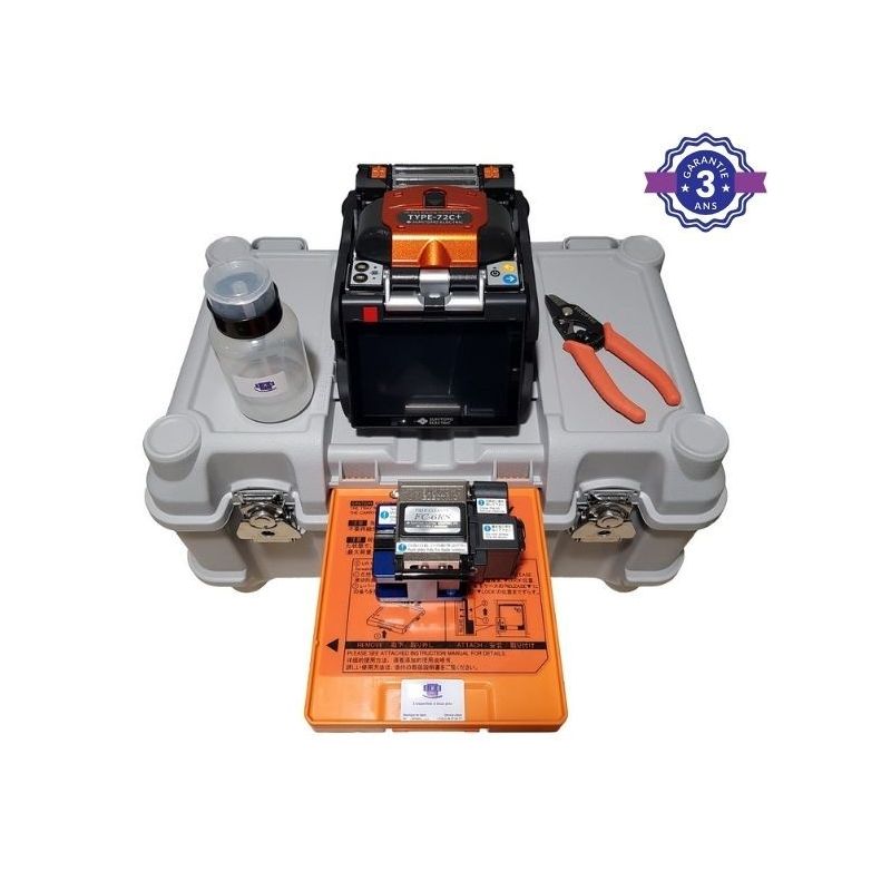 Kit soudeuse fibre optique Sumitomo T-72C+ avec cliveuse FC-6R+