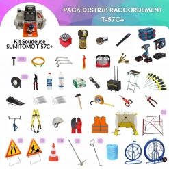 Pack FTTH Distrib Raccordement T-57C+
