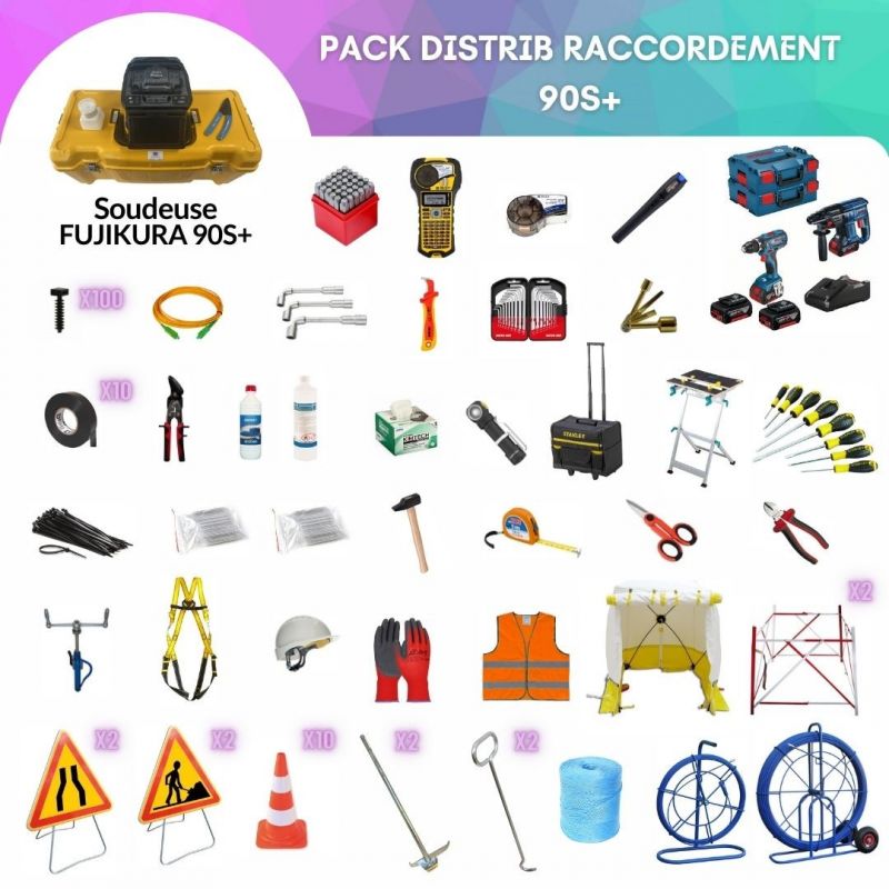 Pack FTTH Distrib Raccordement 90S+