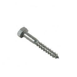 Lot de 100 tirefonds à visser 12 x 80 mm