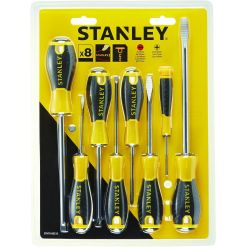 Lot de 8 tournevis Stanley Plat & Ph